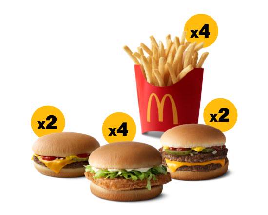 Order Combo Pack food online from Mcdonald's® store, TRACY on bringmethat.com