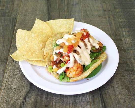 Order Shrimp Taco food online from Benny's Tacos & Chicken Rotisserie - Culver City store, Los Angeles on bringmethat.com