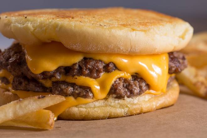 Order CHEEEESY BURGER  food online from Wayback Burgers store, Old Saybrook on bringmethat.com