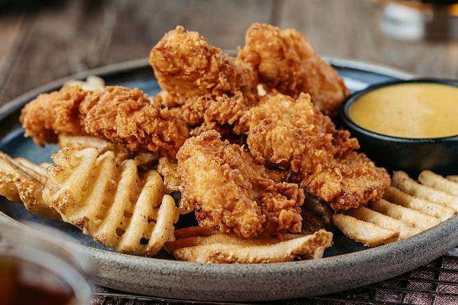 Order Hand-Breaded Chicken Tenders food online from Logan's Roadhouse store, Fayetteville on bringmethat.com