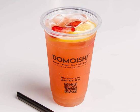 Order Peach Berry Tea food online from Domoishi-Hilltop store, Virginia Beach on bringmethat.com
