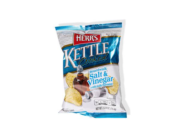 Order Herr's Kettle Salt & Vinegar Chips 2.5oz food online from Wawa store, Downingtown on bringmethat.com