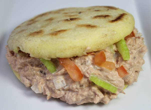 Order Tuna Salad Arepa food online from Dale Arepa Bar & Healthy Bistro store, Miami on bringmethat.com