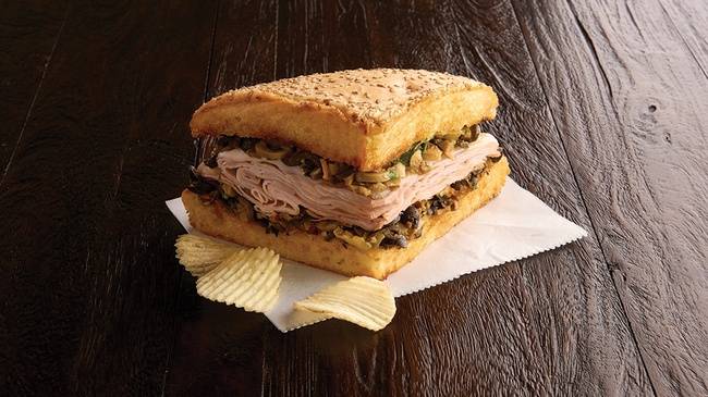 Order 1/2 Muffaletta food online from Jason's Deli store, Abilene on bringmethat.com