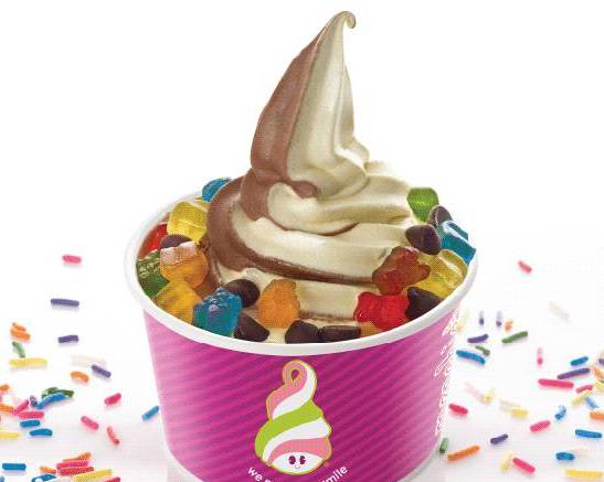 Order swirl pure chocolate & Vanilla food online from Menchie's Frozen Yogurt store, Austin on bringmethat.com