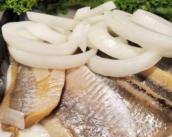 Order 2 Herring Fillets food online from Long Island Bagel Cafe store, Bellmore on bringmethat.com