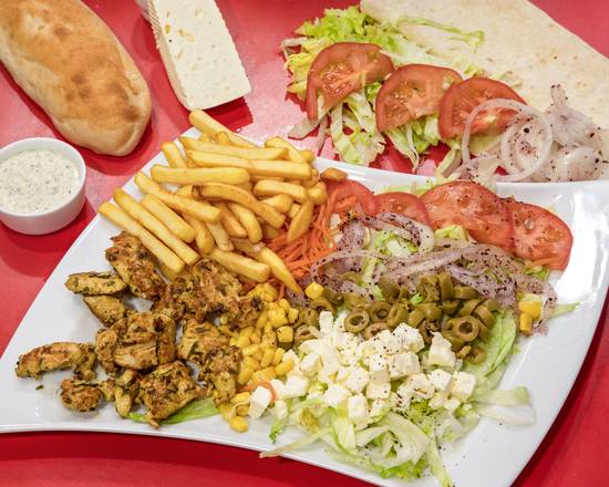 Assiette poulet curry