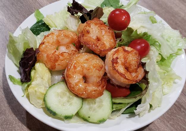 Order Pan Fried Shrimp Salad food online from Jin Ding Restaurant store, Bryn Mawr on bringmethat.com