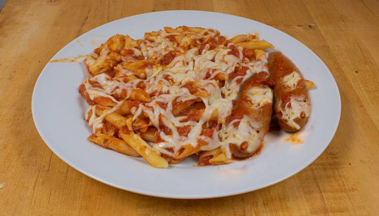 Order Baked Pasta Dinner With Sausage food online from Amato's store, Portland on bringmethat.com