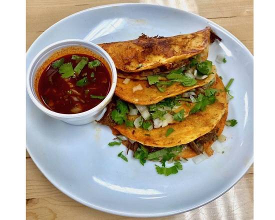 Order 3 Birria Tacos Combo food online from Rey Tacos store, Lantana on bringmethat.com