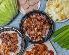  健康豚焼肉 豚元　【焼肉丼＆ホルモン】