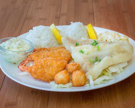 Order Seafood Mix food online from L&L Hawaiian Bbq store, San Diego on bringmethat.com