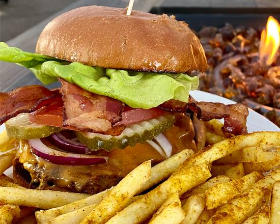 Order Bacon Cheeseburger food online from Vesper Lounge store, Denver on bringmethat.com