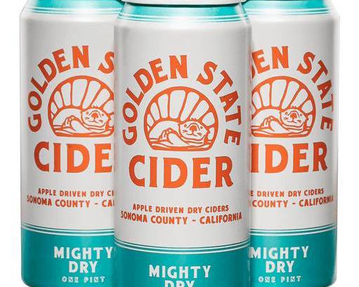 Order Golden State Cider Mighty Dry 4pk-16oz (6.3% ABV) food online from Silver Liquor Market store, Los Angeles on bringmethat.com