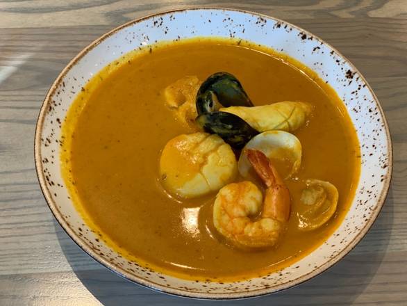 Order Seafood Alleppey (GF) food online from Raag Indian Cuisine store, Minneapolis on bringmethat.com