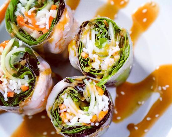 Order Fresh Spring Rolls (2 Rolls) food online from EM Trai Sandwich Co store, Metairie on bringmethat.com