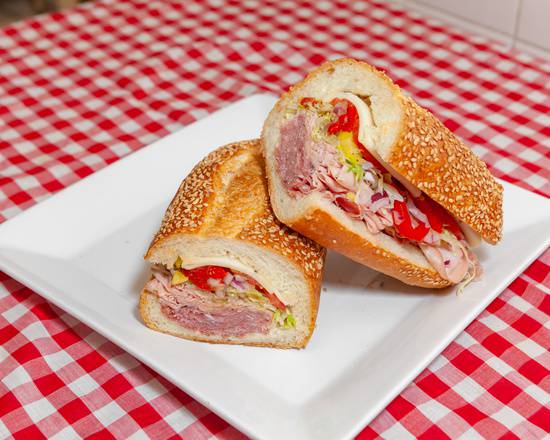 Order Roast Beef, Turkey Breast, & Cheese Cold Sub food online from V & S Italian Deli store, Boca Raton on bringmethat.com