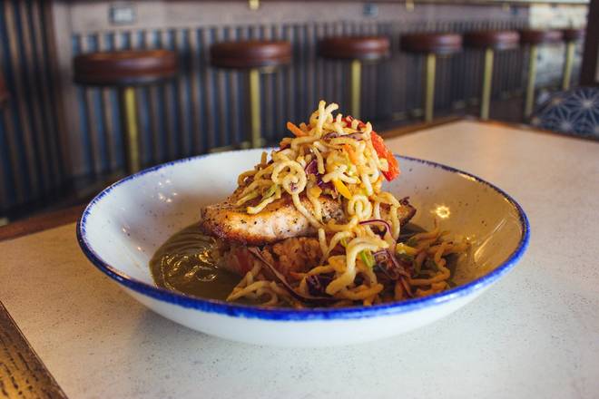 Order Buddah Salmon food online from Centraal Grand Cafe & Tappery store, Milwaukee on bringmethat.com