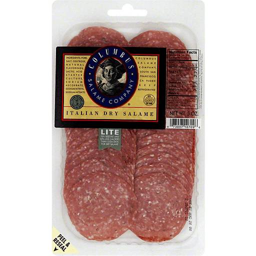 Order Columbus Lite Salami 5oz food online from Everyday Needs By Gopuff store, Fairfield on bringmethat.com