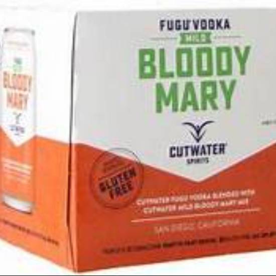 Order CUTWATER MILD BLOODY MARY RTD 4PK-12OZ CANS food online from Rocky Liquor store, Claremont on bringmethat.com