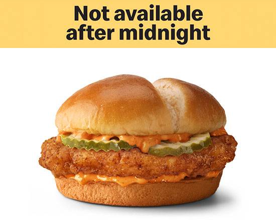 Order Spicy Crispy Chicken Sandwich food online from McDonald's store, Richlands on bringmethat.com