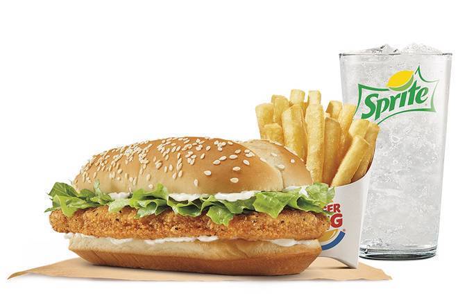 Order Original Chicken Sandwich Meal food online from Burger King store, St Petersburg on bringmethat.com