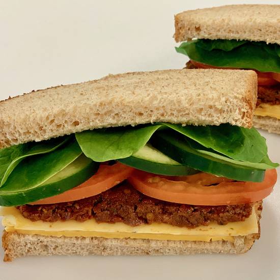 Order Three Cheese Vegetarian Sandwich food online from Little Lois Cafe store, Salem on bringmethat.com