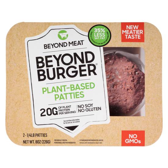 Order Beyond Meat Beyond Burger Plant Based Patties 2ct 8oz food online from Everyday Needs by Gopuff store, Tampa on bringmethat.com
