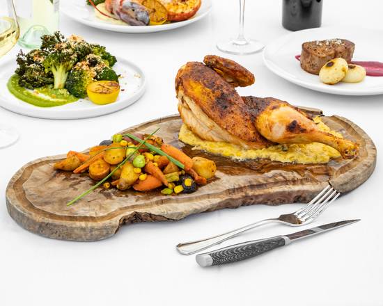 Order Roasted Half Chicken food online from Orange Hill Restaurant store, Orange on bringmethat.com