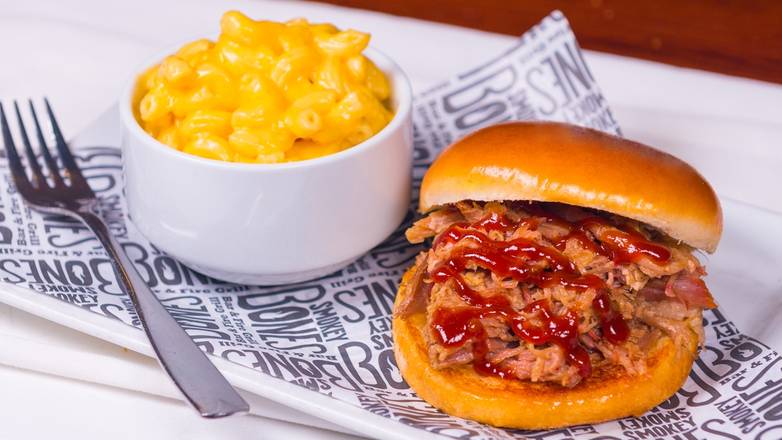 Order Kid's Pork Sammy food online from Smokey Bones store, Chattanooga on bringmethat.com