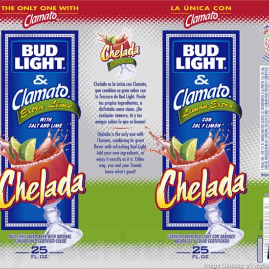 Order BUD LIGHT CHELADA EXTRA LIME 25OZ-3 pack food online from Rocky Liquor store, Claremont on bringmethat.com