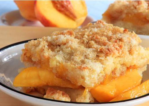 Order Peach Cobbler food online from Midtown Quesadillas Snob store, New Brunswick on bringmethat.com