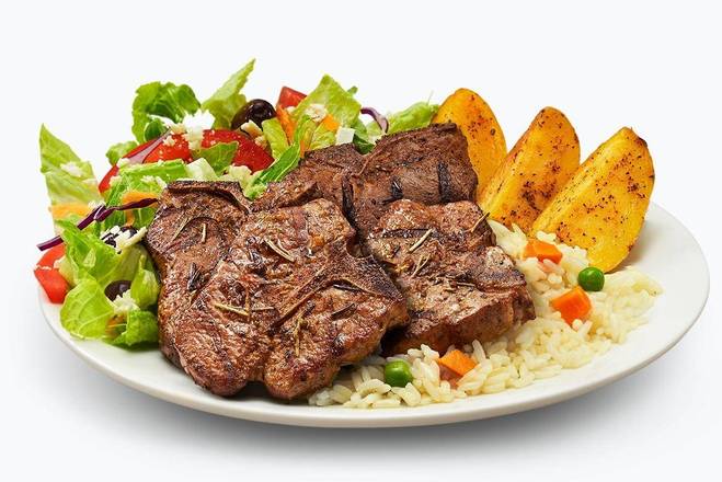 Grilled Lamb Chop Meal