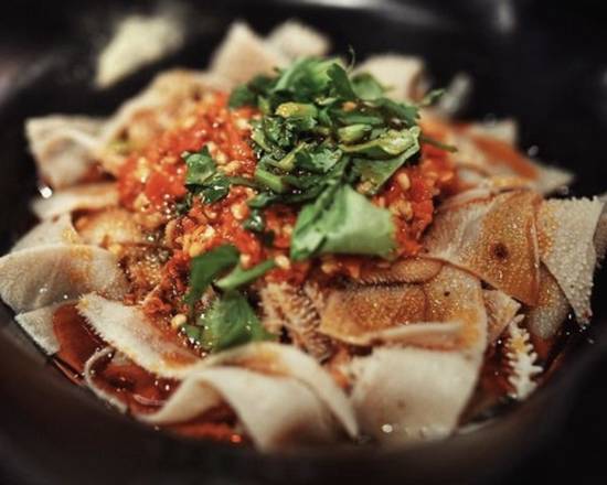 Order Special Fresh Beef Tripe 招牌鲜毛肚 food online from Hibiscus Tree 芙蓉树下 store, City Of Industry on bringmethat.com