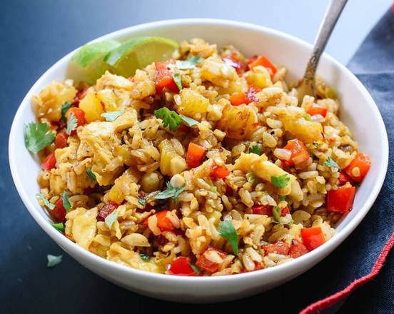Order Pineapple Fried Rice food online from Zabb Thai Kitchen store, Clarkstown on bringmethat.com