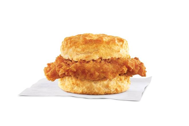 Order Hand-Breaded Chicken Biscuit food online from Hardee store, Sioux City on bringmethat.com