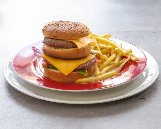 Double hamburger