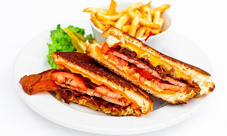 Order LOADED TWO CHEESE GRILLER food online from Daily Eats store, Tampa on bringmethat.com