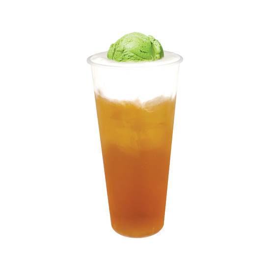 Order Jasmine Tea Float food online from Boba Time store, Los Angeles on bringmethat.com