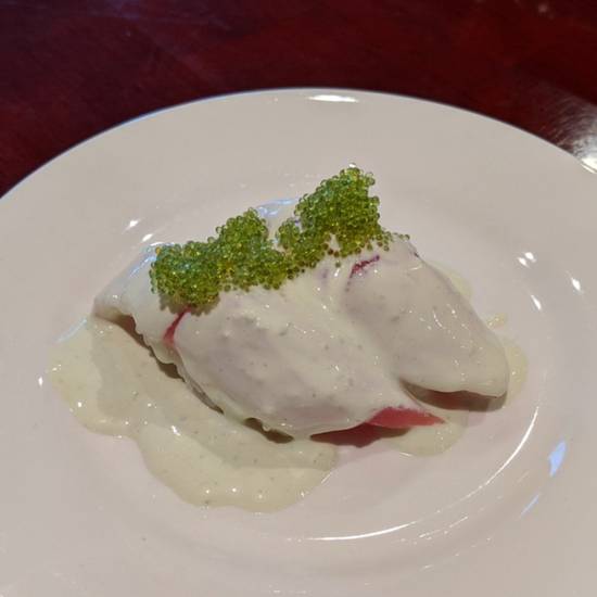 Order Tuna with wasabi sour cream sauce food online from Boss Sushi store, Beverly Hills on bringmethat.com
