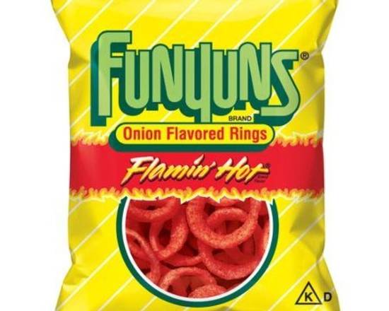 Order Funyuns Flamin Hot 2.5 oz food online from Fresko Market store, Miami on bringmethat.com