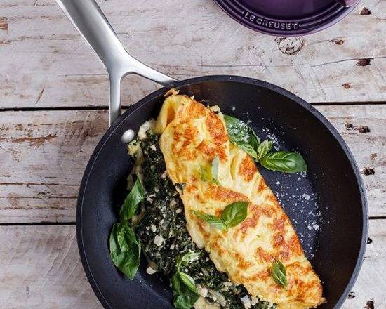 Order Feta Cheese Omelette  food online from Breakfast To Door store, Mamaroneck on bringmethat.com