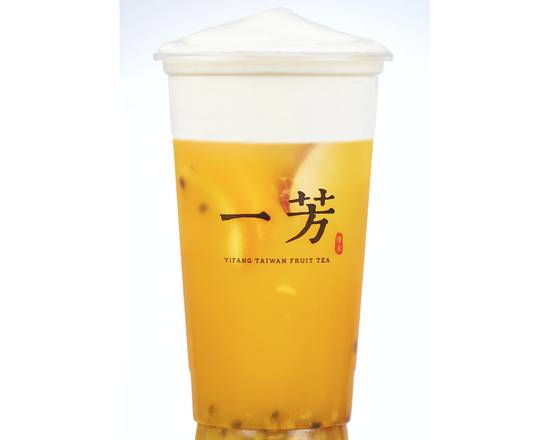 Order Cheese Creamer Mango Fruit-Tea 芝士奶蓋芒果水果茶 food online from Yi Fang Taiwan Fruit Tea store, Berkeley on bringmethat.com