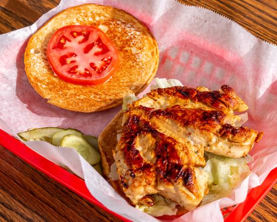 Order Braised Chicken Sandwich food online from Major Goolsby's store, Milwaukee on bringmethat.com