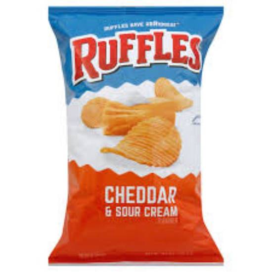 Order RUFFLES CHEDDAR SOUR CREAM food online from Johnson Liquor store, Los Angeles on bringmethat.com