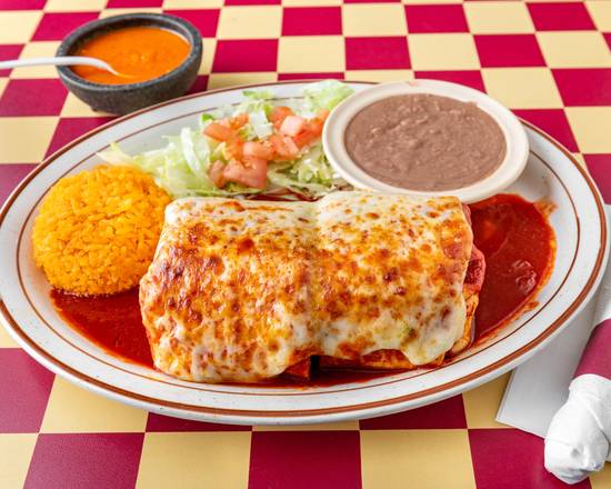 Order Burrito la Trinidad food online from La Trinidad Restaurant store, McHenry on bringmethat.com