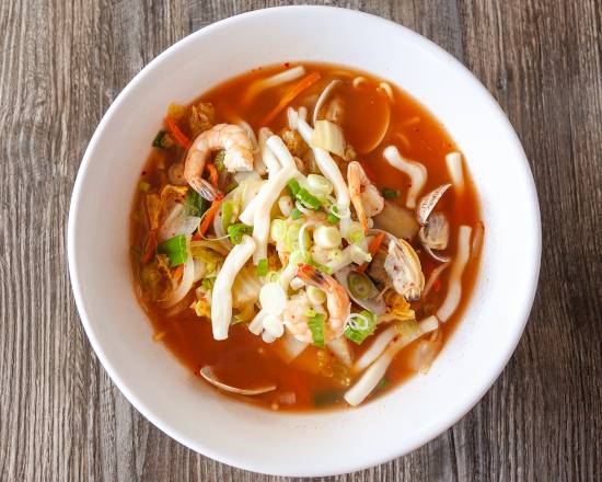 Order Seafood Ramen food online from Wasabi Japanese Noodle House store, Los Angeles on bringmethat.com