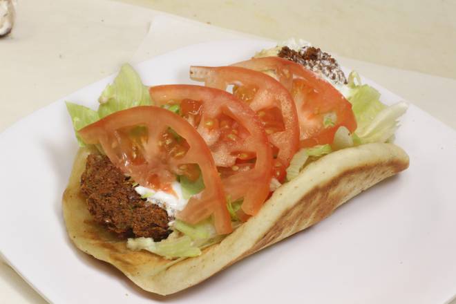 Order Falafel Sandwich food online from Koko's Mediterranean Grille store, Chicago on bringmethat.com