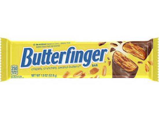 Order Butterfinger Bar 1.9oz food online from George's Market store, San Francisco on bringmethat.com