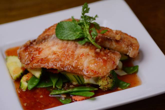 Order #34. Pla Sarm Ros food online from Thai House store, Charlotte on bringmethat.com